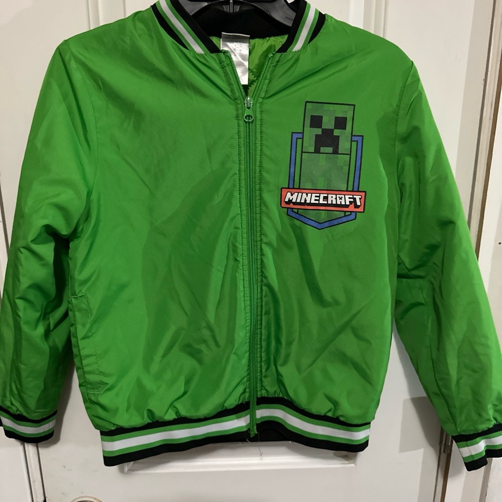 Minecraft Kids Green Jacket